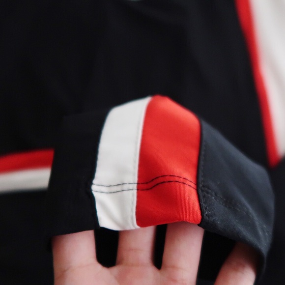 Marika | NWOT* Black Striped Leggings - Picture 3 of 4